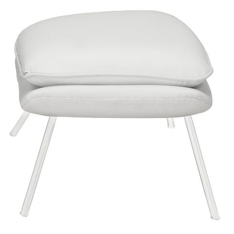 Modway W Leather Lounge Chair