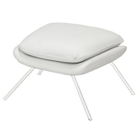 Modway W Leather Lounge Chair