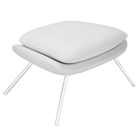 Modway W Leather Lounge Chair