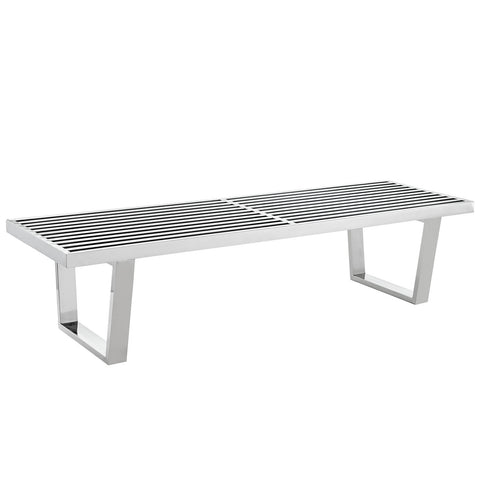 Modway Sauna  Stainless Steel Bench
