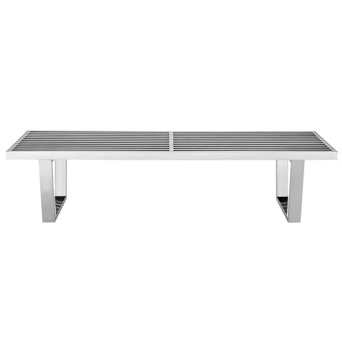 Modway Sauna  Stainless Steel Bench