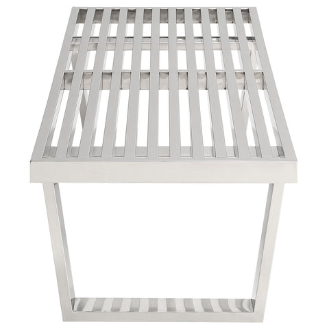 Modway Sauna  Stainless Steel Bench