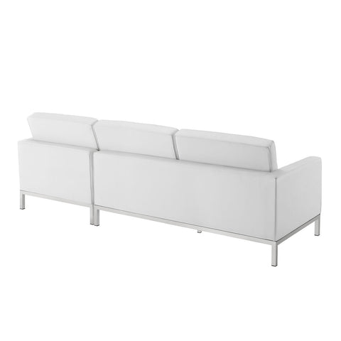 Modway Loft Right-Arm Leather Sectional Sofa