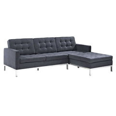 Modway Loft Right-Arm Wool Sectional Sofa