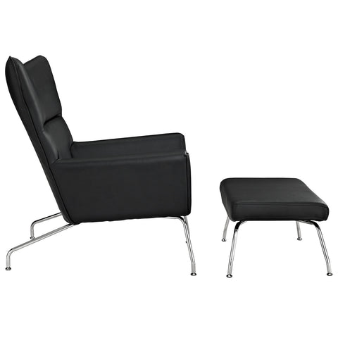 Modway Class Leather Lounge Chair