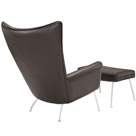 Modway Class Leather Lounge Chair