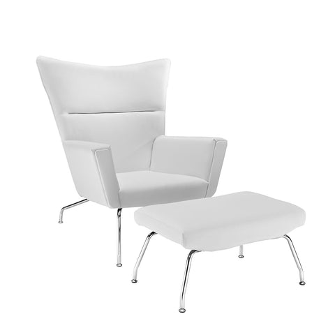 Modway Class Leather Lounge Chair