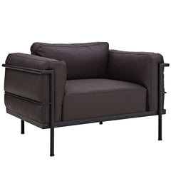Modway Charles Grande Leather Armchair