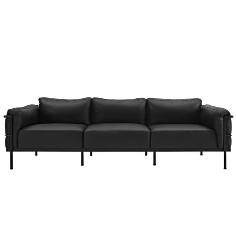 Modway Charles Grande Leather Sofa