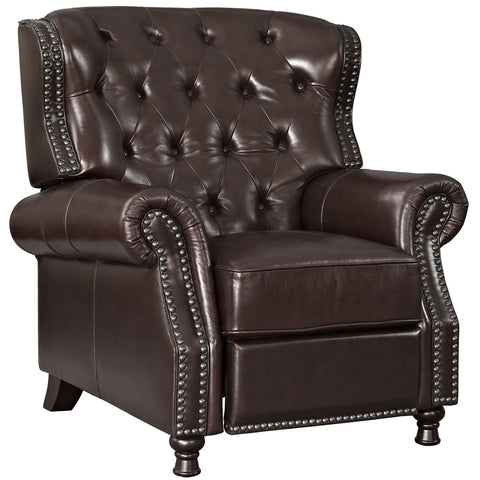 Modway Cognac Leather Recliner