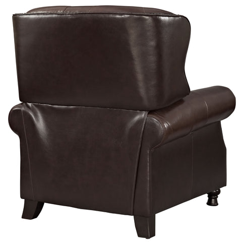 Modway Cognac Leather Recliner