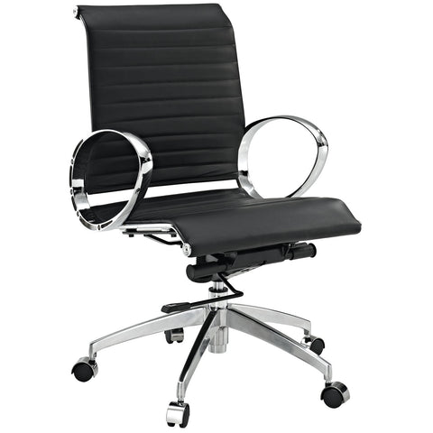 Modway Ribbed Mid Back Office Chair