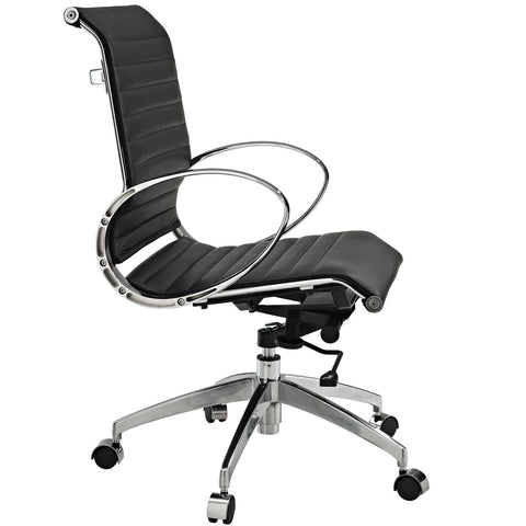 Modway Ribbed Mid Back Office Chair