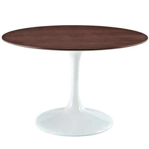 Modway Lippa 48" Walnut Dining Table