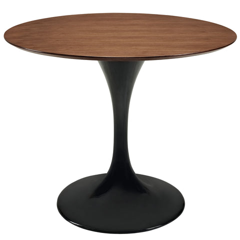 Modway Lippa 36" Walnut Dining Table