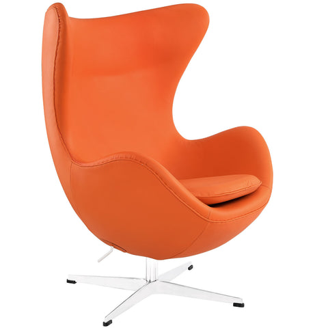 Modway Glove Leather Lounge Chair