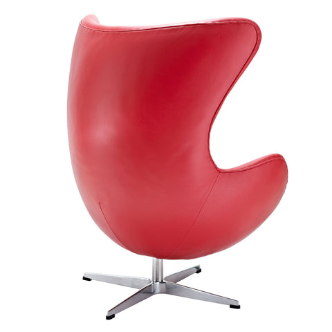 Modway Glove Leather Lounge Chair