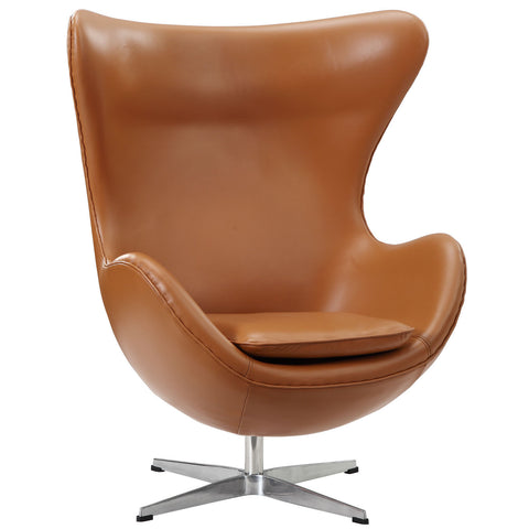 Modway Glove Leather Lounge Chair