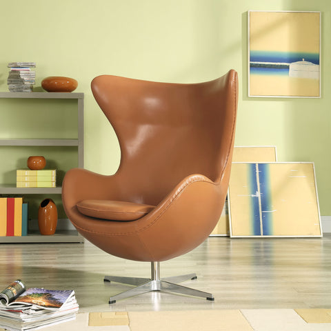 Modway Glove Leather Lounge Chair