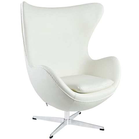 Modway Glove Leather Lounge Chair