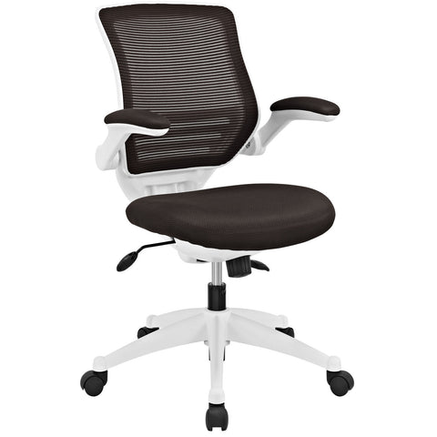 Modway Edge White Base Office Chair