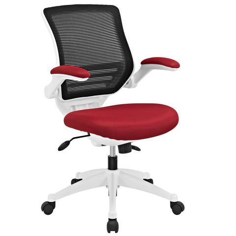 Modway Edge White Base Office Chair