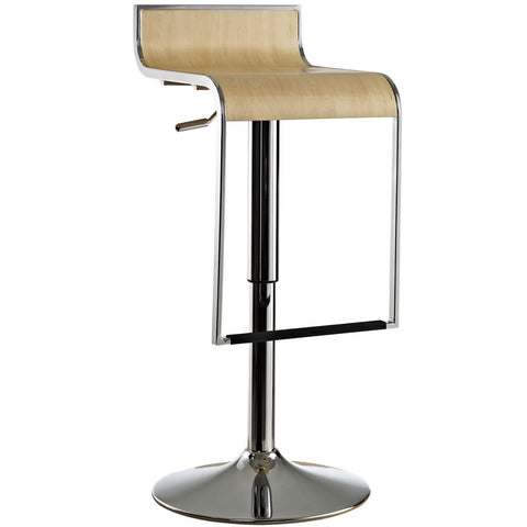 Modway LEM Wood Bar Stool