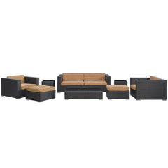 Modway Venice 8 Piece Outdoor Patio Sofa Set