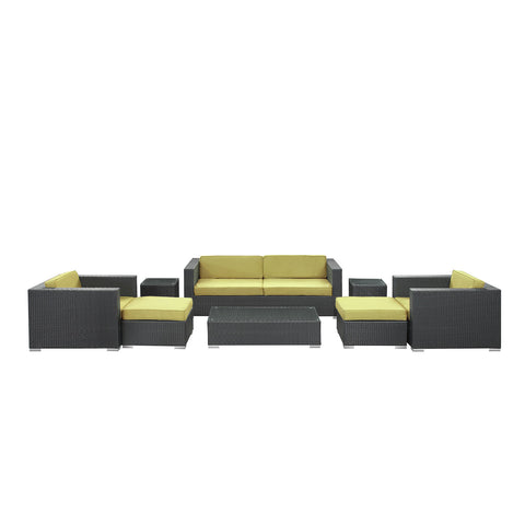 Modway Venice 8 Piece Outdoor Patio Sofa Set