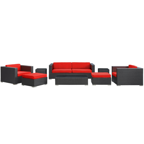 Modway Venice 8 Piece Outdoor Patio Sofa Set