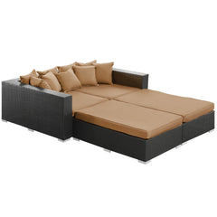 Modway Palisades 4 Piece Outdoor Patio Daybed