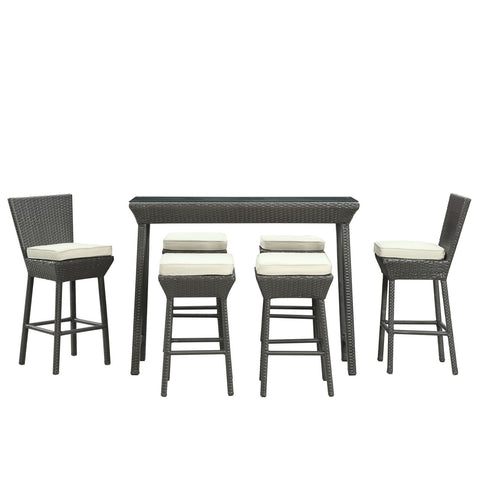 Modway Napa 7 Piece Outdoor Patio Pub Set