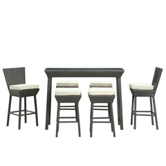 Modway Napa 7 Piece Outdoor Patio Pub Set