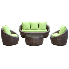 Modway Avo 4 Piece Outdoor Patio Sofa Set