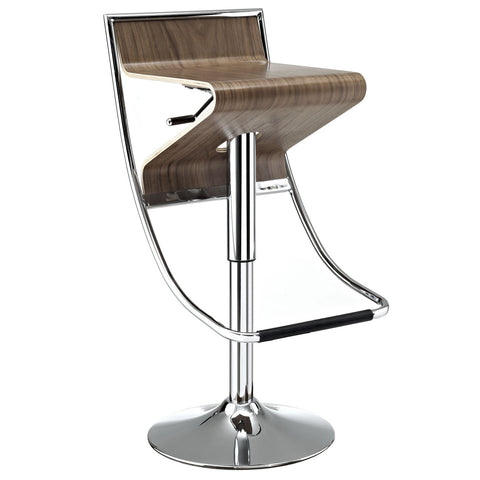Modway Zig-Zag Bar Stool