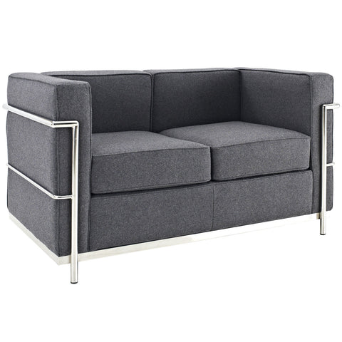 Modway Charles Petite Wool Loveseat