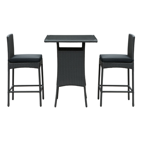 Modway Cerveza 3 Piece Outdoor Patio Pub Set