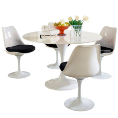 Modway Lippa 5 Piece Fiberglass Dining Set