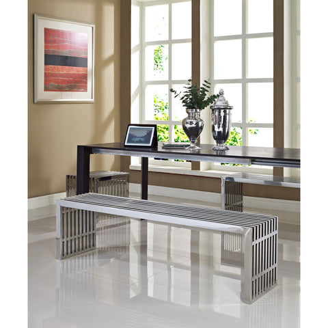 Modway Gridiron Benches Set of 3