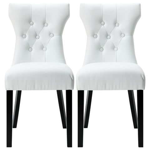 Modway Silhouette Dining Chairs Set of 2
