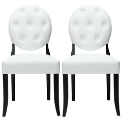 Modway Button Dining Chairs Set of 2