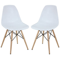 Modway Pyramid Dining Side Chairs Set of 2