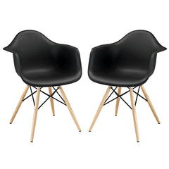 Modway Pyramid Dining Armchair Set of 2