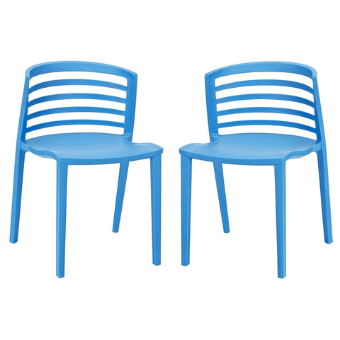 Modway Curvy Dining Chairs Set of 2