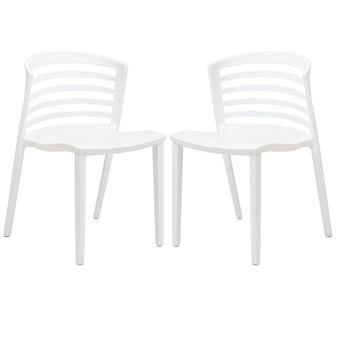 Modway Curvy Dining Chairs Set of 2