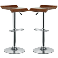 Modway Bentwood Bar Stool Set of 2