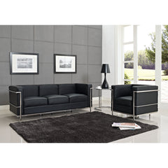 Modway Charles Petite 3 Piece Sofa Set