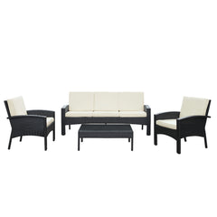 Modway Brook 4 Piece Outdoor Patio Sofa Set