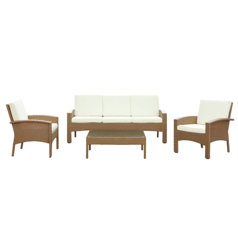 Modway Brook 4 Piece Outdoor Patio Sofa Set