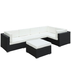 Modway Merge 6 Piece Outdoor Patio Sofa Set